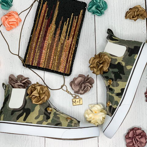 Speedster High Top & Satin Rosette Gift Set 2