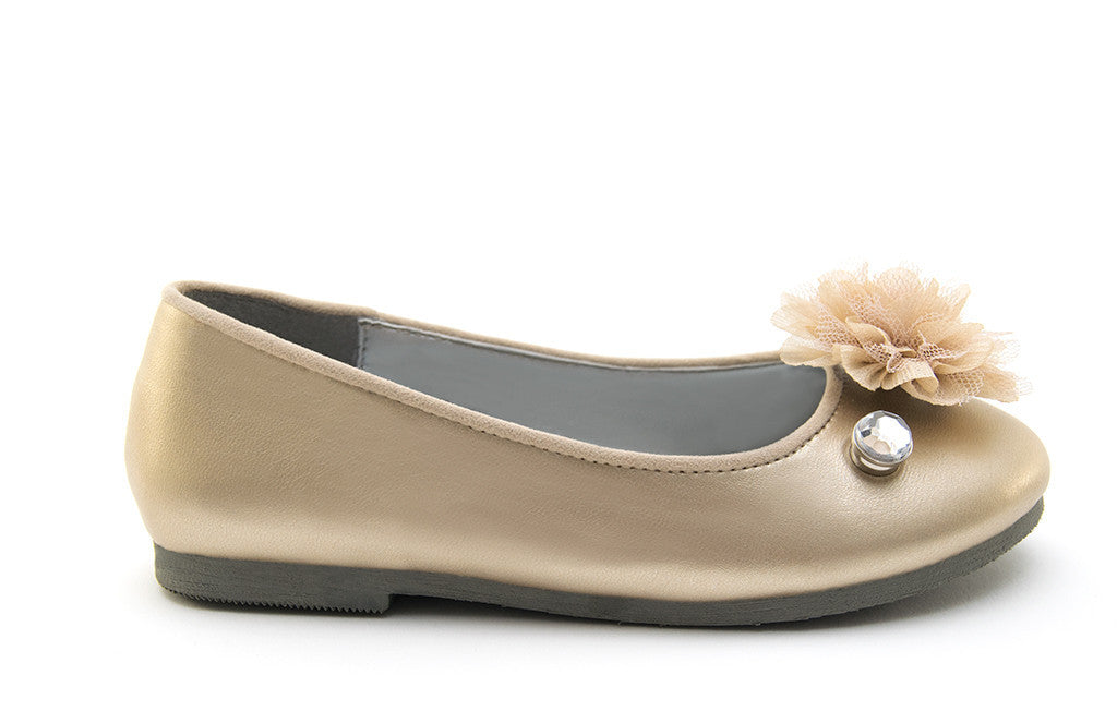 Customizable Metallic Gold Flat