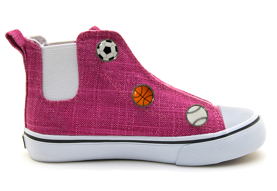 Speedster-Pink Sparkle w/sports (Girl: Toddler, Little Kid, Big Kid)