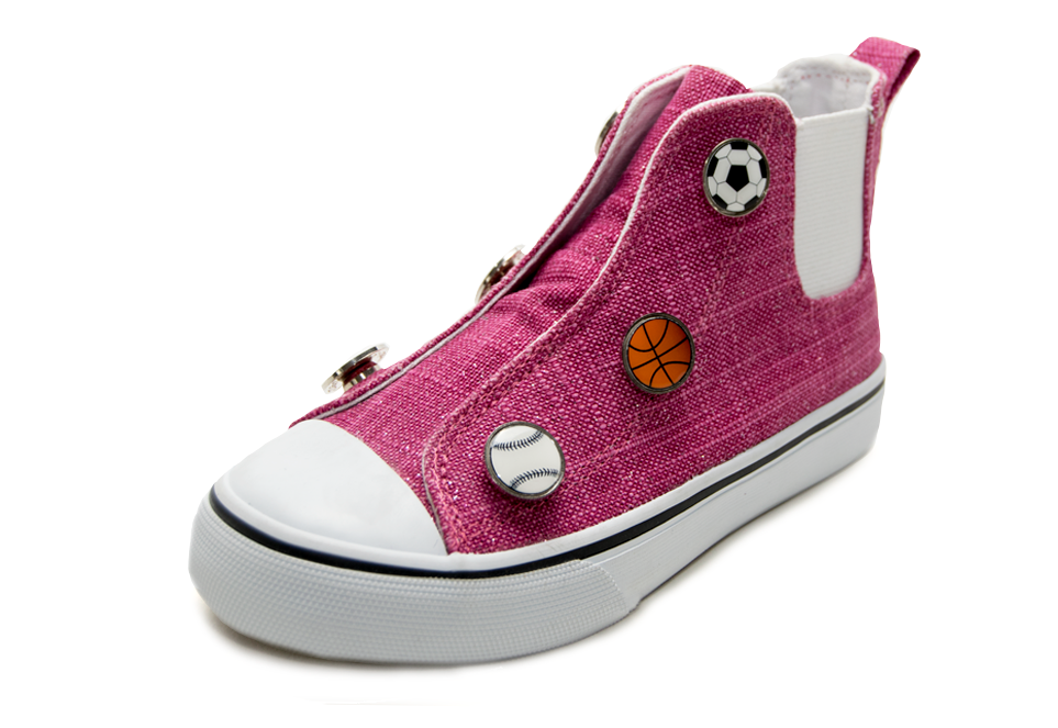 Speedster-Pink Sparkle w/sports (Girl: Toddler, Little Kid, Big Kid)