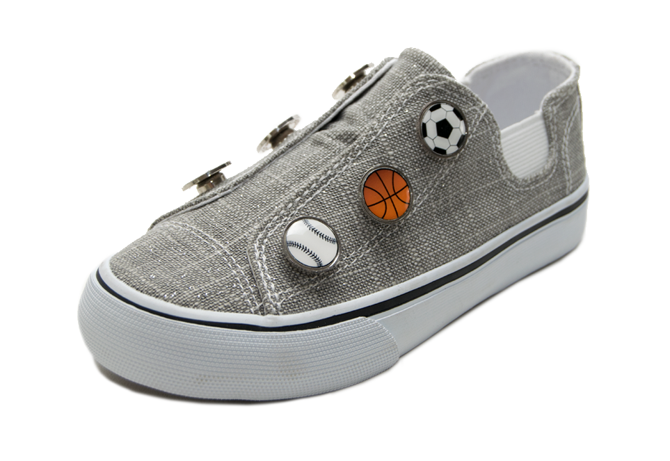 Dash • Gray Sparkle w/sports
