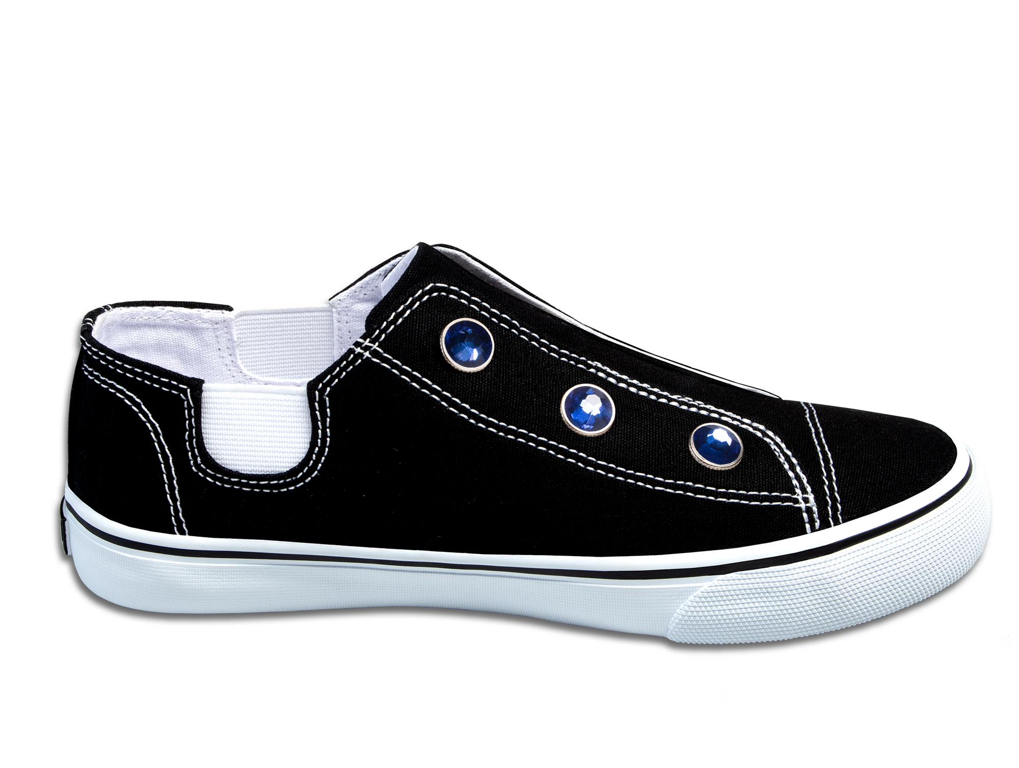 Dash • Black W/Rhinestones (Womens Sizes: 3Y/5W - 9Y/11W)