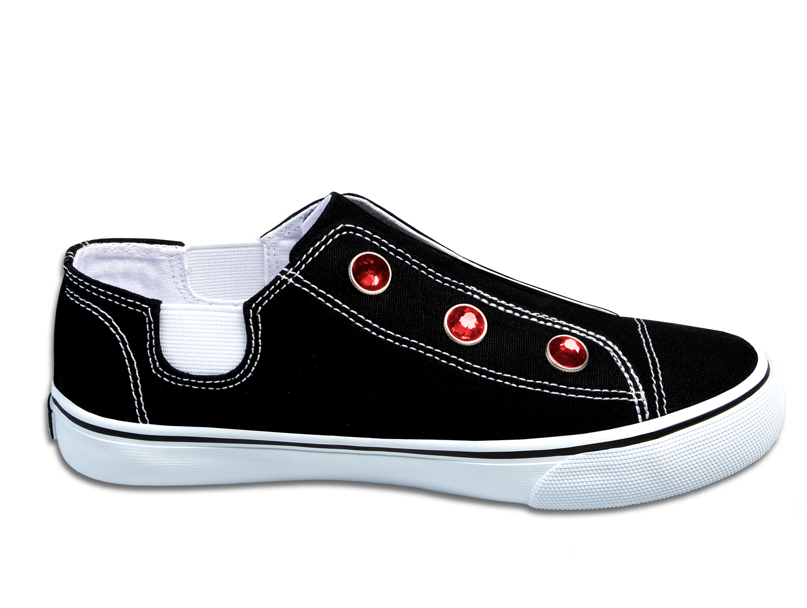 Dash • Black W/Rhinestones (Womens Sizes: 3Y/5W - 9Y/11W)