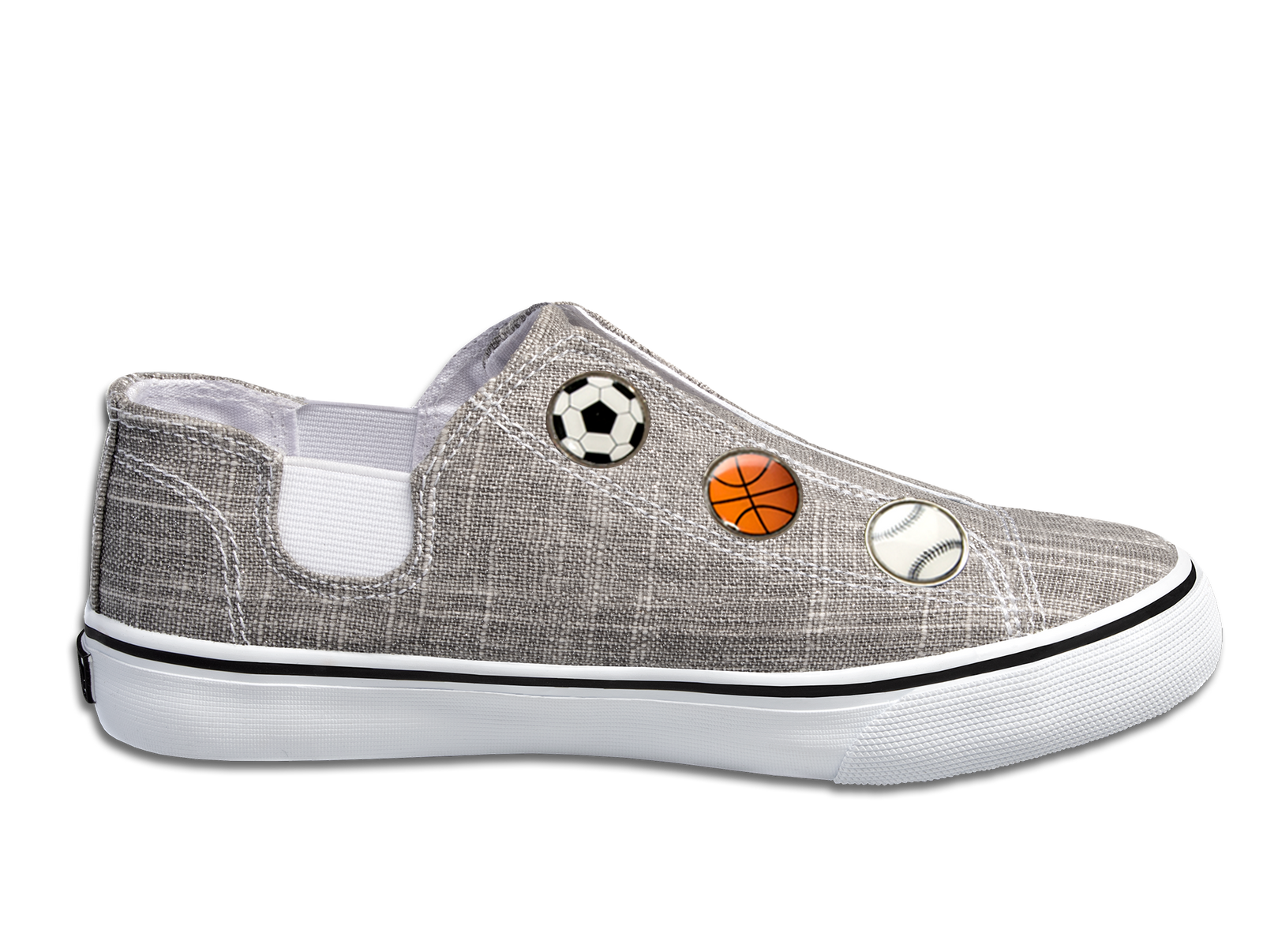 Dash • Gray Sparkle w/sports