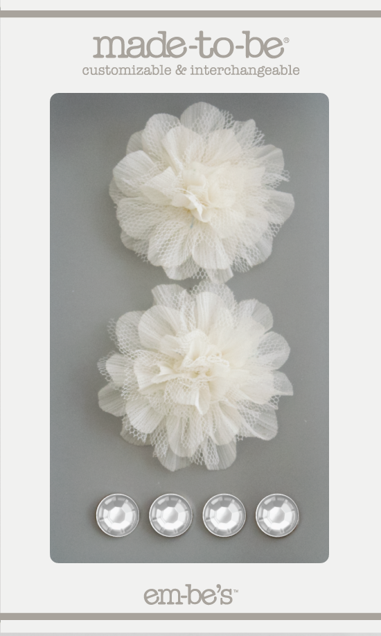 Tulle Floret Box Set - Off White