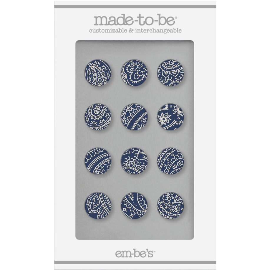 Paisley Caps-Indigo (12)