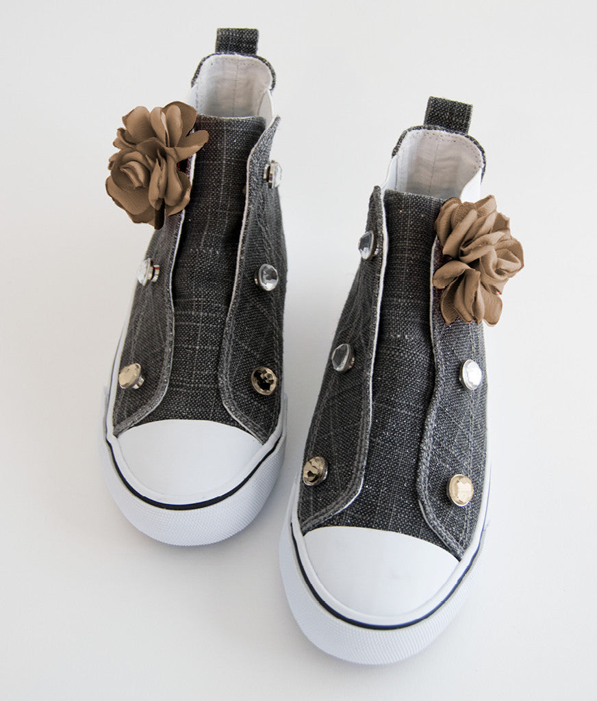 Satin Rosette Set - Dusty Gold