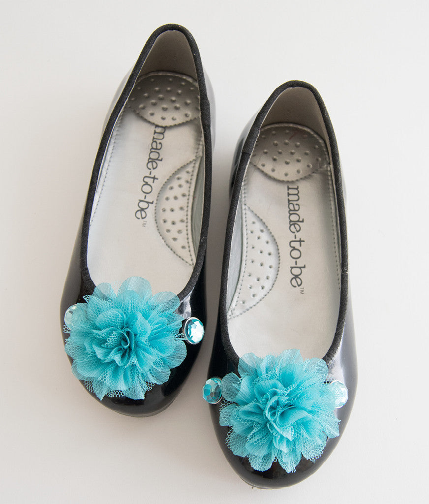 Flower and Rhinestone Embellishments