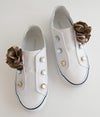 Flower and Rhinestone Embellishments