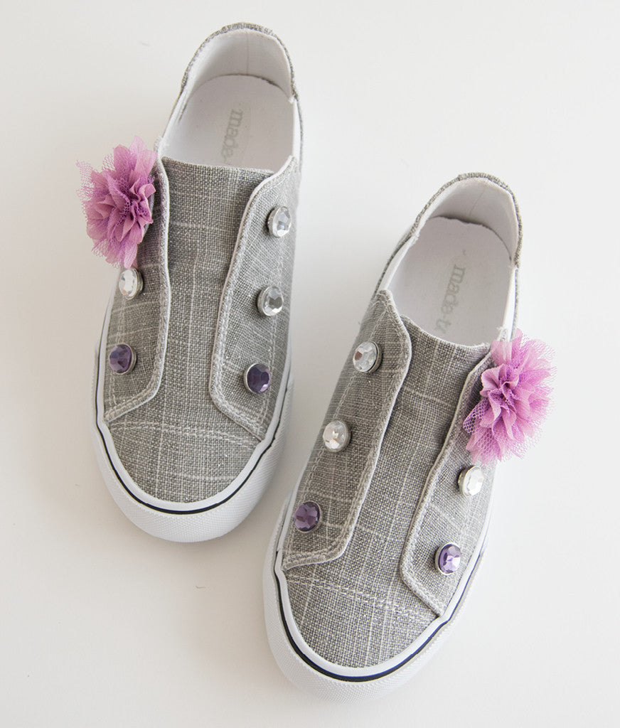 Flower and Rhinestone Embellishments