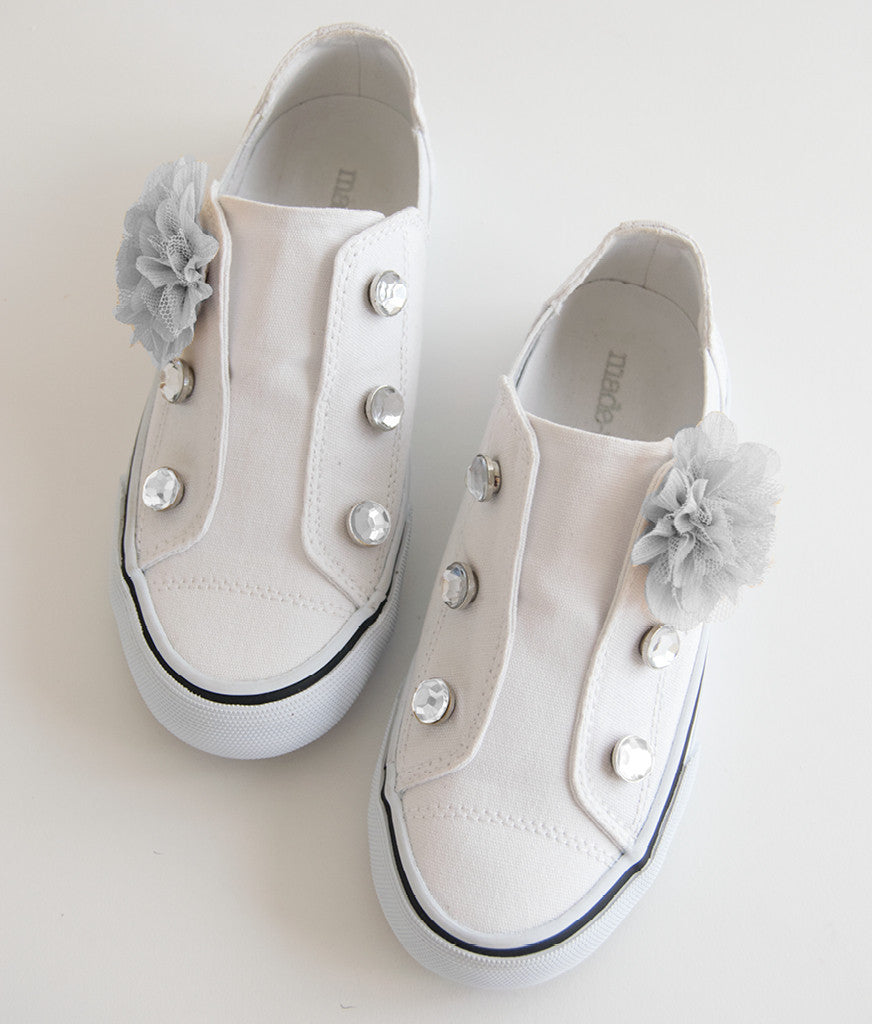 Flower and Rhinestone Embellishments