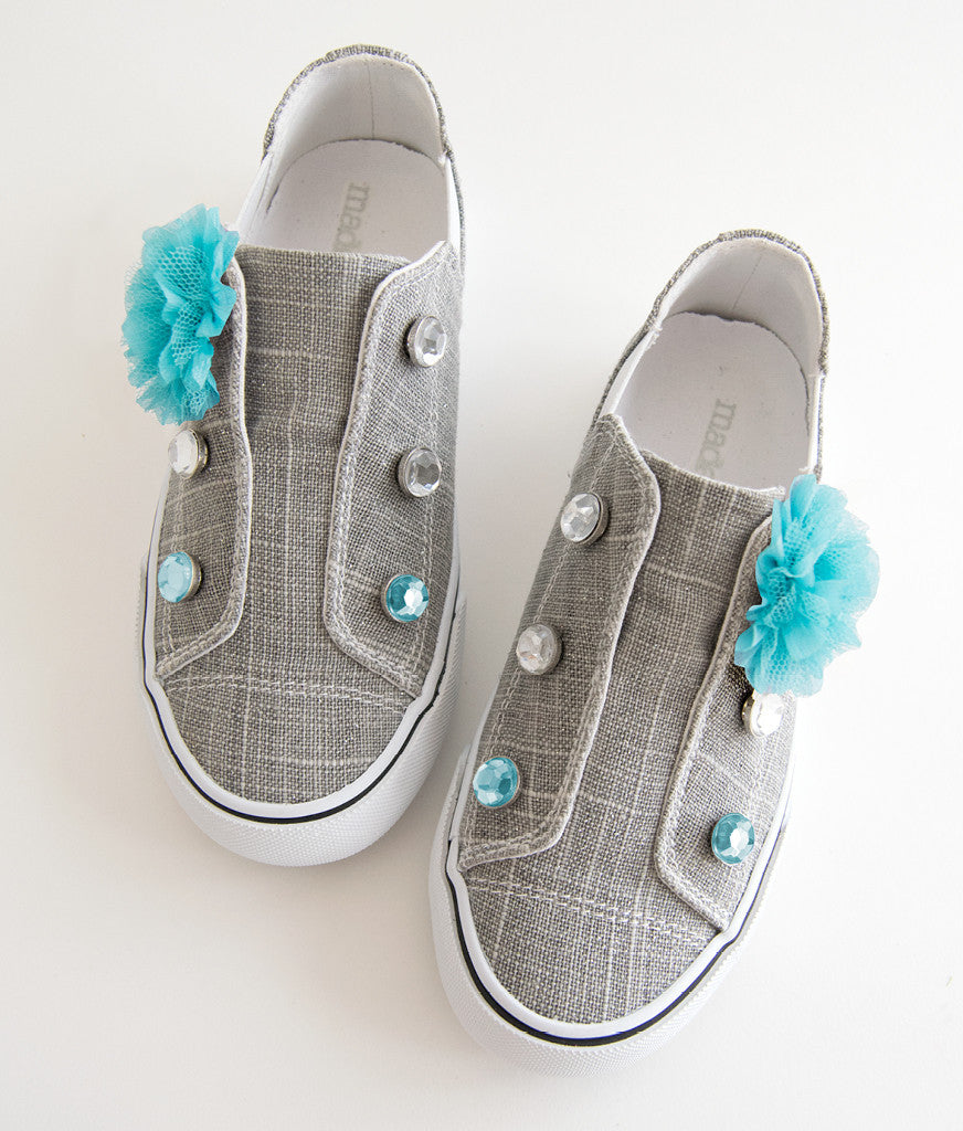 Flower and Rhinestone Embellishments